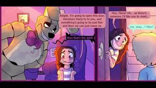 Springtrap and Deliah redub part 2 five nights at Freddy’s comic dub [upl. by Ellevel]