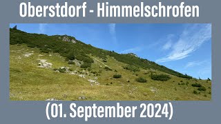 Oberstdorf Himmelschrofen 01 September 2024 ￼ [upl. by Romelda16]