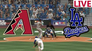 🔴LIVE🔴 Arizona Diamondbacks VS Los Angeles Dodgers  MLB SEASON MLB THE SHOW  MLB 2024 [upl. by Aixela]