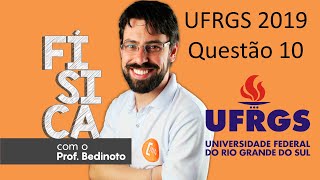 UFRGS 2019  Questão 10 Em um tubo transparente em forma de U contendo água [upl. by Oisangi254]