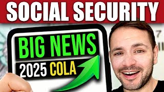 BIG NEWS for Social Security COLA Forecast Just INCREASED for 2025… [upl. by Giefer]