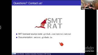 Symbolic Computation Techniques in SMT Solving Mathematical Beauty Meets Efficient Heuristics [upl. by January]