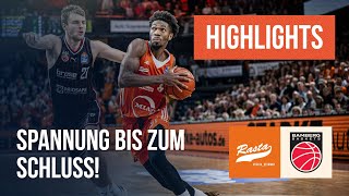 Highlights RASTA Vechta  Bamberg Baskets Saison 202425 [upl. by Reffotsirhc]