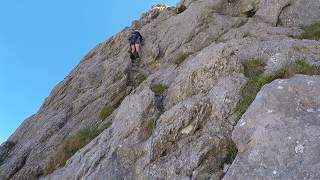 Predigtstuhl Karwendel SWPfeiler Klettertour [upl. by Eizzil793]