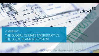 The Global Climate Emergency vs Local Planning System WEBINAR [upl. by Jase]