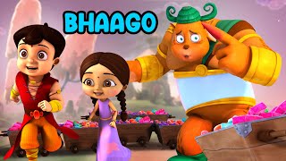 Super Bheem  Bhaago  Animated cartoons for kids  Stories for Kids [upl. by Truk]