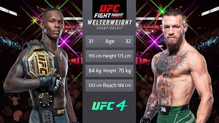 Israel Adesanya vs Conor McGregor Full Fight  UFC Fight Of The Night [upl. by Salamone721]