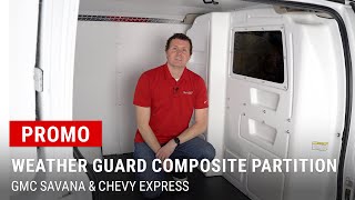 Weather Guard CabMax Partition for GMC Savana amp Chevy Express Overview [upl. by Gannon869]