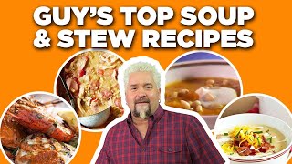 Guy Fieris Top 5 Soup amp Stew Recipe Videos  Guys Big Bite  Food Network [upl. by Hillman673]