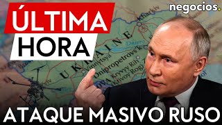 ÚLTIMA HORA  Rusia lanza un ataque masivo en Ucrania con 136 drones [upl. by Carla]