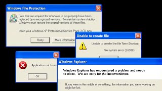 Deleting rundll32exe from Windows XP [upl. by Aynos]