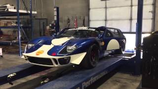 Dart Block Windsor Powered GT40 Dyno Video [upl. by Caralie716]