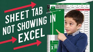 How to Fix Missing Sheet Tabs in Microsoft Excel Quick and Easy Solutions  Ray Digital Point [upl. by Meeki]