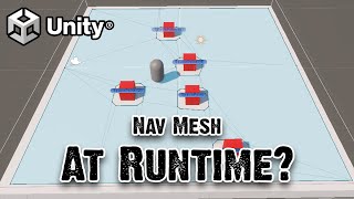 How to generate Navmesh at Runtime Unity Dynamic Navmesh [upl. by Nroht289]