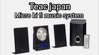 Teac japan micro hifi systemmaxvintage about in hindiwhatsapp 9829291883 [upl. by Ycul]