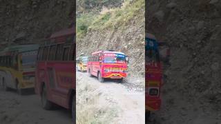 Most dangerous road off road in bus [upl. by Euqnomod]