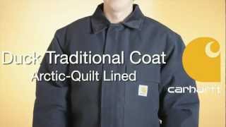 C003 Carhartt Duck Traditional Coat  ArcticQuilt Lined [upl. by Nnav]