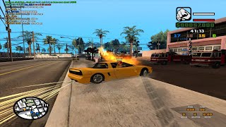 GTA San Andreas Online Gangwars 2024 Gameplay [upl. by Huskamp]