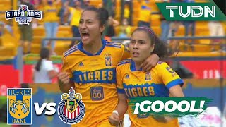 ¡Increíble Gran gol de Ovalle  Tigres 10 Chivas  Guard1anes 2021 Femenil  Final vuelta  TUDN [upl. by Tedric]