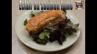 RECETTE26Eclair au saumon fumé [upl. by Anaerdna]