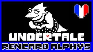 RENCARD AVEC ALPHYS  Undertale patch FR Route pacifiste [upl. by Nadroj]