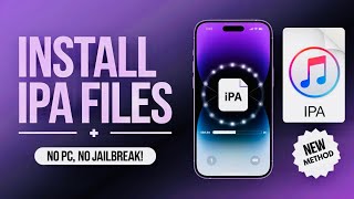 NEW Install IPA Files on iPhoneiPad  No PC No Jailbreak Easiest Method [upl. by Papke]