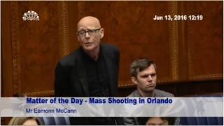 Eamonn McCann speaking on the shooting in Orlando [upl. by Kirbie]