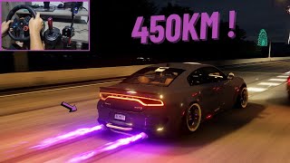 1500 HP Dodge Charger SRT HELLCAT RedEye FULL SEND  Assetto corsa  Logitech g29 gameplay POV [upl. by Aronoff635]