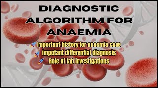 Diagnostic approach for anaemia Important history points and differential diagnosis [upl. by Lessur207]