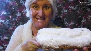 Kuchenmeister STOLLEN Edelmarzipan  Food Reviews by Sabiene [upl. by Adnoel]