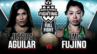 Jessica Aguilar vs Emi Fujino Strawweight Title Bout  WSOF 10 2014 [upl. by Matrona]