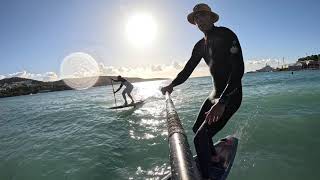 SUP Foil Surfing Vouliagmeni [upl. by Ronna]