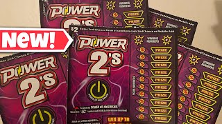 New Power 2’s California Lottery Scratchers 💰 [upl. by Lemrac991]