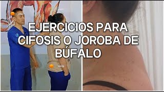 EJERCICIOS PARA LA CIFOCIS O JOROBA DE BÚFALO DILE ADIÓS AL PROBLEMA [upl. by Denney970]