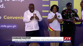 Ghanaian passport Foreign Affairs Ministry introduces chip embedded passport [upl. by Dranyar]