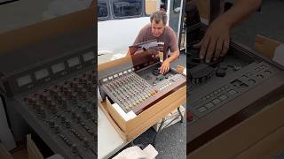 Beautiful Tascam 388 console fleamarket vintage audioengineer musicproducer recordingstudio [upl. by Eidnar533]