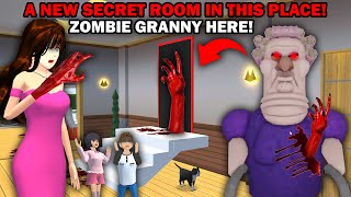 THERES NEW ZOMBIE GRUMPY GRANNY HAUNTED HORROR SECRET ROOM IN THIS PLACE  SAKURA SCHOOL SIMULATOR [upl. by Norwood]