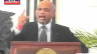 President Martelly Gonaives 112012 [upl. by Noirda]