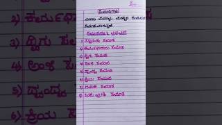 Kannda grammarkannda grammar samasagalusamasagla vidhagalu [upl. by Didier]