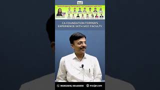 CA Foundation June 2023 Topper Sweety Jindal Experience with MCC Faculty [upl. by Leamhsi]