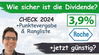 Roche Aktienanalyse 2024 Wie sicher ist die Dividende günstig bewertet [upl. by Betsy]