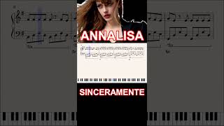 SINCERAMENTE  ANNALISA  ritornello al pianoforte [upl. by Ssitnerp]