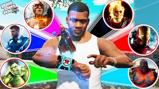 GTA 5  Franklin Repairing Avengers New Watch To Become New Avenger in GTA 5  GTA 5 Mods [upl. by Kcirdehs]