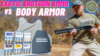 Exotic Shotgun Ammo vs Body Armor [upl. by Matilda651]