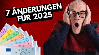 Neue Rentenregelungen für Arbeitnehmer und Rentner ab 2025 [upl. by Ainival]