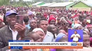 Kitutu Masaba MP Clive Gisairo launches another Chiefs office in Kitutu North [upl. by Aliuqat]