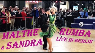 Malthe Brinch Rohde amp Sandra Sorensen  Rumba Live in Berlin dance latin dancer musik [upl. by Clementis4]