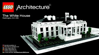 LEGO instructions  LEGO Architecture  21006  The White House [upl. by Ivzt176]