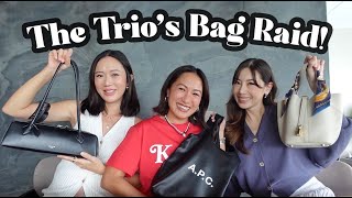 Whats In Our Bags ft The Trio Kryz amp Camille  Laureen Uy [upl. by Phillie371]