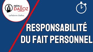 Responsabilité du Fait Personnel  Responsabilité Civile [upl. by Ahseela]